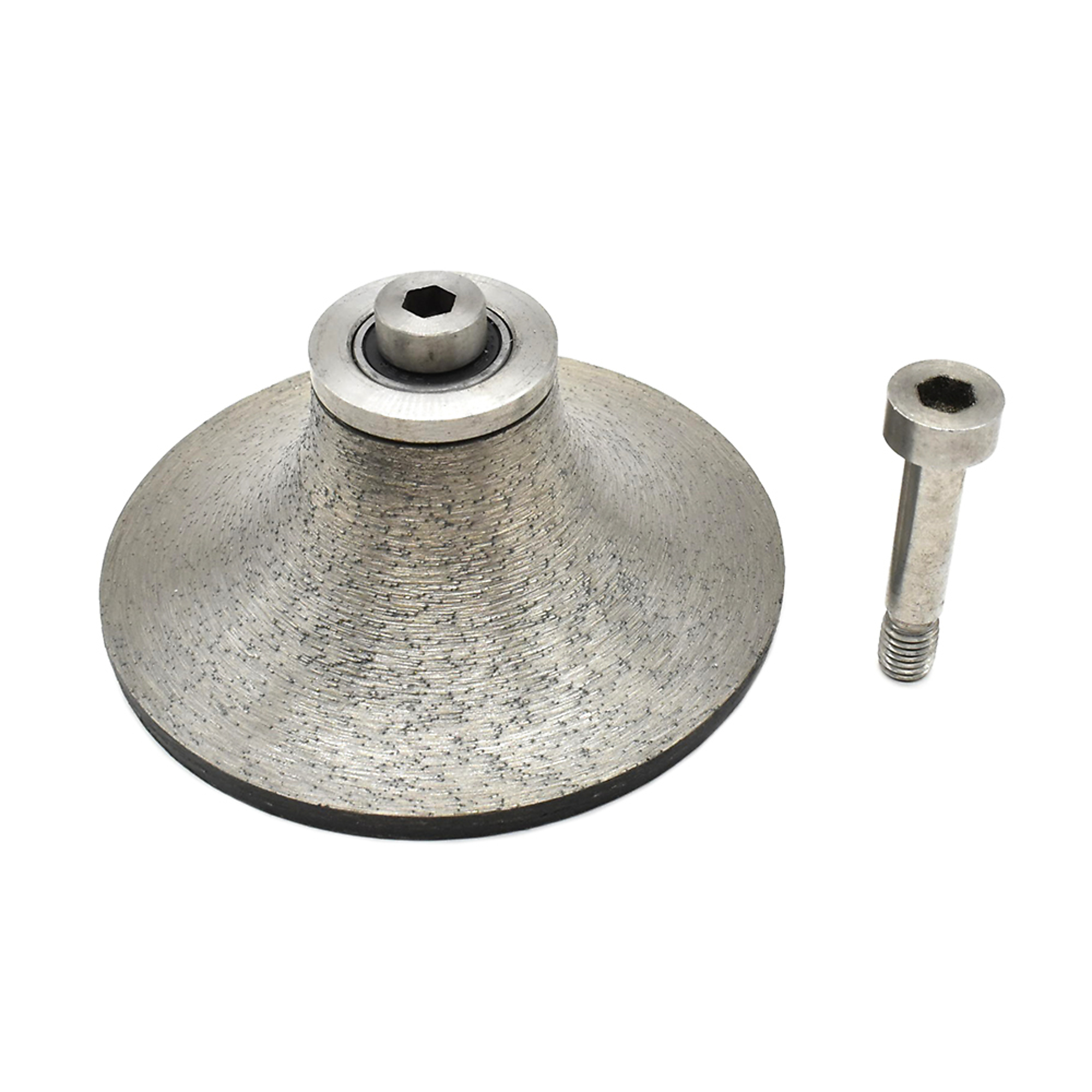 Specialty Diamond B40BIT Metal Bond 1-1/2 Inch Stone Router Demi Bullnose Diamond Router Bit For Shaping Grinding Granite Tools